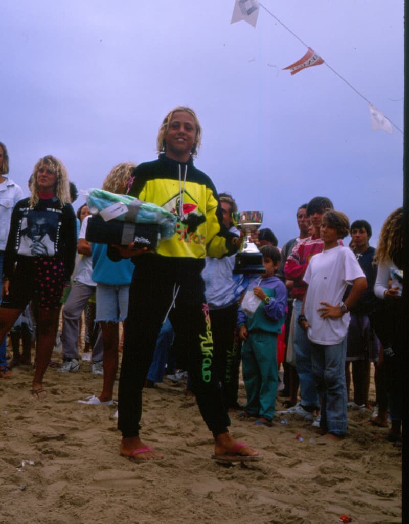 Dani García en un campeonato celebrando la victoria